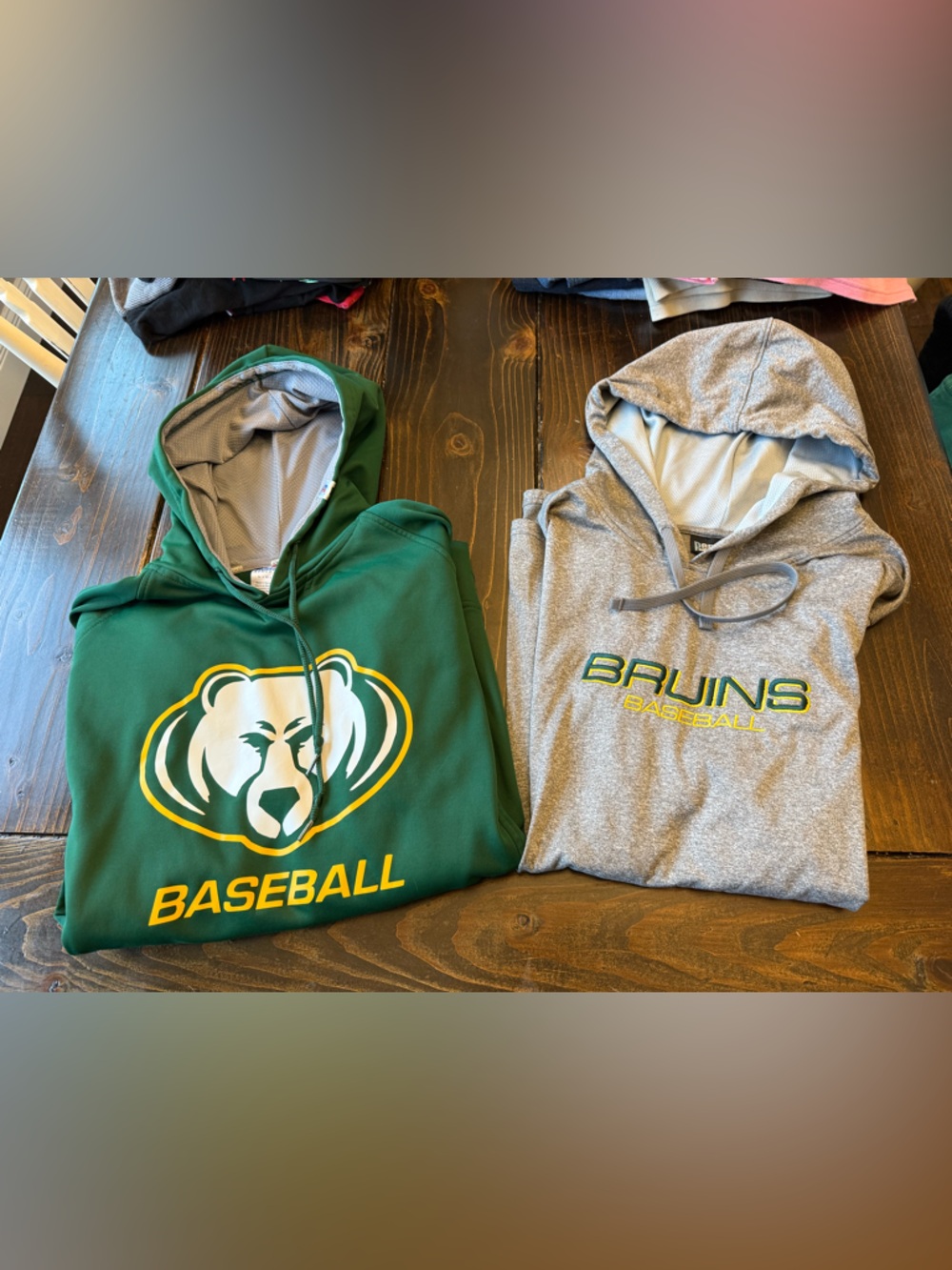 Lot of 2 Rock Bridge Bruins baseball apparel